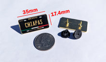 Load image into Gallery viewer, Pin Chiapas Car Plate Pin For Caps And Clothing Enamel Badge Pin CHIS Mexico
