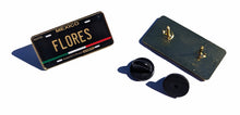 Load image into Gallery viewer, Pin Flores Car Plate Pin For Caps And Clothing Enamel Badge Pin Flores Mexican Plate Pin
