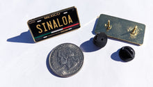 Load image into Gallery viewer, Pin Sinaloa Car Plate Pin For Caps And Clothing Enamel Badge Pin SIN Mexico
