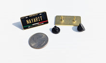 Load image into Gallery viewer, Pin Nayarit Car Plate Pin For Caps And Clothing Enamel Badge Pin NAY Mexico
