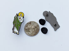 Load image into Gallery viewer, Pin St Jude Pin for Caps Clothing Enamel Badge Pin San Judas Pin For Caps And Clothing Enamel Badge Religious pin

