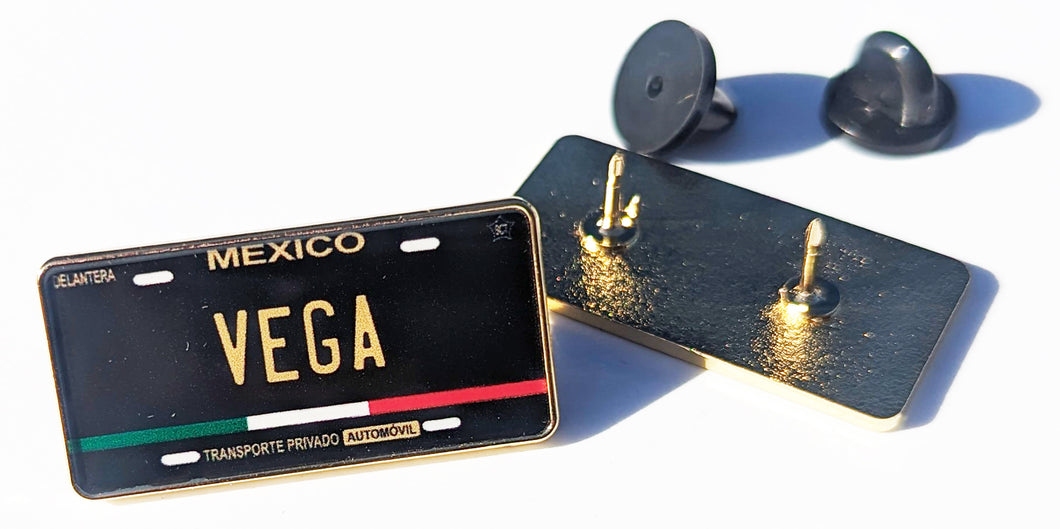 Vega Pin For Caps And Clothing Enamel Badge Pin Mexican Pin Mexican Flag Pin Vega