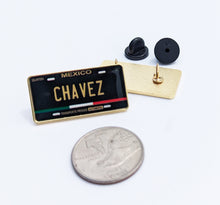 Load image into Gallery viewer, Chavez Pin For Caps And Clothing Enamel Badge Pin Mexican Pin Mexican Flag Pin Chavez Mexico Pin Hispanic Pin
