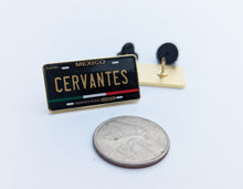 Load image into Gallery viewer, Cervantes Pin For Caps And Clothing Enamel Badge Pin Mexican Pin Mexican Flag Pin Cervantes Mexico Pin Hispanic Pin
