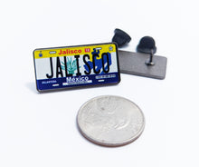 Load image into Gallery viewer, Jalisco Car Plate Pin For Caps And Clothing Enamel Badge Pin JAL Original Mexico plate Pin Mexican Pin Jalisco Pin
