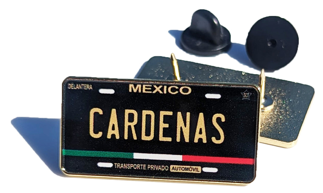 Cardenas Pin For Caps And Clothing Enamel Badge Pin Mexican Pin Mexican Flag Pin Cardenas Mexico Pin Hispanic Pin