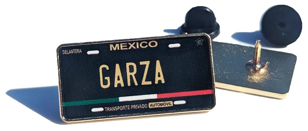 Garza Pin For Caps And Clothing Enamel Badge Pin Mexican Pin Mexican Flag Pin Garza Mexico Pin Hispanic Pin
