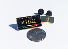 Load image into Gallery viewer, Alvarez Pin For Caps And Clothing Enamel Badge Pin Mexican Pin Mexican Flag Pin Alvarez Mexico Pin Hispanic Pin
