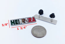 Load image into Gallery viewer, Pin Herrera Pin For Caps And Clothing Enamel Badge Pin Herrera Mexican Letters Pin Mexican Flag Pin Latino Pin Mexico Pin
