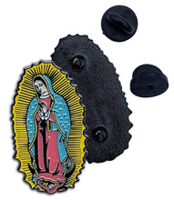 Load image into Gallery viewer, Pin VIrgen de Guadalupe Pin for Caps Clothing Enamel Badge Pin Guadalupana Pin For Caps And Clothing Enamel Badge Religious pin Virgin Mary
