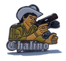 Load image into Gallery viewer, Chalino Sanchez Pin For Caps And Clothing Enamel Badge Pin Chalino Mexico plate Pin Mexican Pin Mexico Pin
