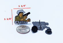 Load image into Gallery viewer, Chalino Sanchez Pin For Caps And Clothing Enamel Badge Pin Chalino Mexico plate Pin Mexican Pin Mexico Pin
