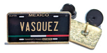 Load image into Gallery viewer, Vasquez Pin For Caps And Clothing Enamel Badge Pin Mexican Pin Mexican Flag Pin Aguilar Mexico Pin Hispanic Pin
