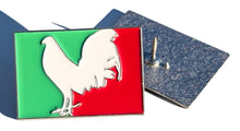 Load image into Gallery viewer, Pin Mexican Racing Pin Mexican Flag Pin For Caps Clothing Enamel Badge Gallo pin Rooster Pin
