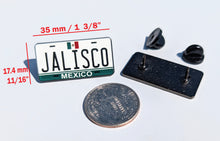 Load image into Gallery viewer, Jalisco Car Plate Pin For Caps And Clothing Enamel Badge Pin JAL Original Mexico plate Mexican #2
