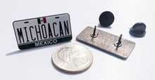 Load image into Gallery viewer, Michoacan Car Plate Pin For Caps And Clothing Enamel Badge Pin MICH Original Mexico plate Mexican #3
