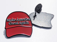 Load image into Gallery viewer, Make America Great Again Pin For Caps And Clothing Enamel Badge Pin Red Cap Hat American Pride USA
