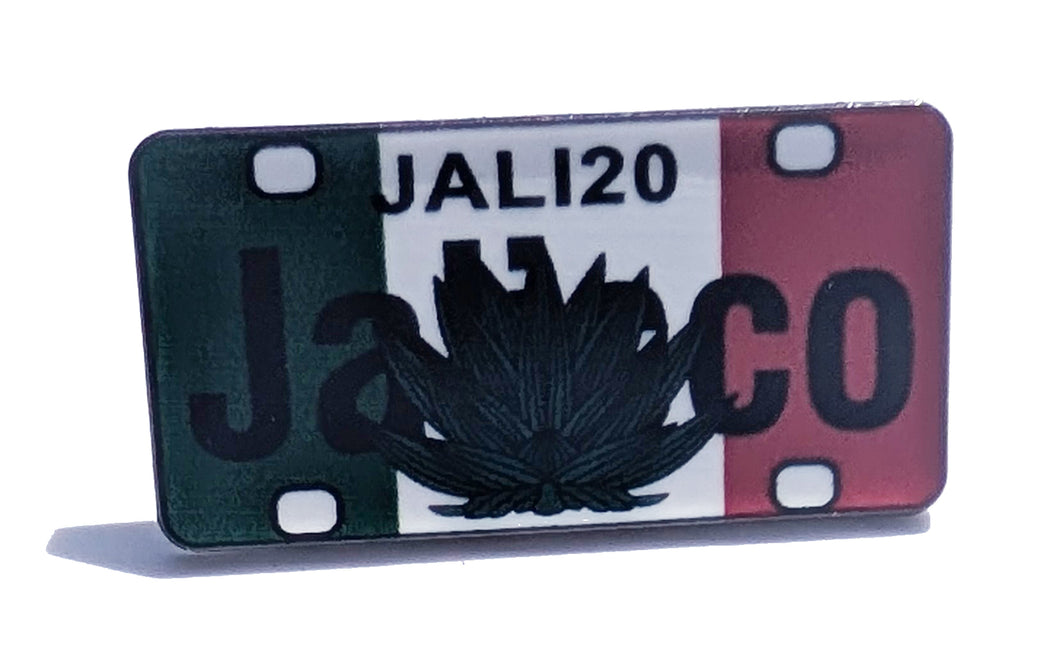 Jalisco Car Plate Pin For Caps And Clothing Enamel Badge Pin JAL Original Mexico plate Mexican #3