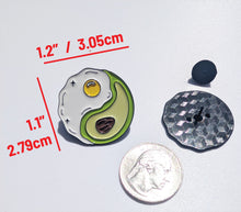 Load image into Gallery viewer, Avocado Pin For Caps And Clothing Enamel Badge Egg Avocado Cartoon Pin
