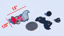 Load image into Gallery viewer, Angry Rooster Red Pin For Caps And Clothing Enamel Badge  Gallo Gallero Mexican Latino Mexico Rooster Farm Fighting Gallo de Pelea #2
