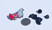 Load image into Gallery viewer, Angry Rooster Red Pin For Caps And Clothing Enamel Badge  Gallo Gallero Mexican Latino Mexico Rooster Farm Fighting Gallo de Pelea #2
