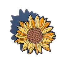 Load image into Gallery viewer, Sunflower Pin for Caps Clothing Enamel Badge  Pin For Caps And Clothing Enamel Badge Sunbloom Turnsole Girasol
