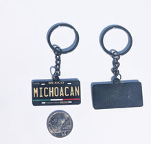 Load image into Gallery viewer, Michoacan Metal Keychain Souvenir Keyring Mexican Pride Mexico State llavero
