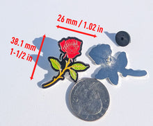 Load image into Gallery viewer, Rose Pin for Caps Clothing Enamel Badge Pin Red Rose Rosa Flower
