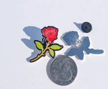 Load image into Gallery viewer, Rose Pin for Caps Clothing Enamel Badge Pin Red Rose Rosa Flower
