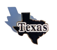 Load image into Gallery viewer, Texas Map Pin For Caps And Clothing Enamel Badge Texas Texans Tejano Pin 45mm
