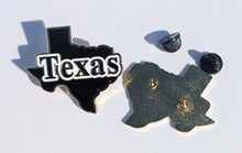 Load image into Gallery viewer, Texas Map Pin For Caps And Clothing Enamel Badge Texas Texans Tejano Pin 45mm
