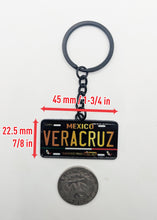 Load image into Gallery viewer, Veracruz Metal Keychain Souvenir Keyring Mexican VER Pride Mexico State llavero
