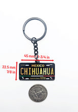Load image into Gallery viewer, Chihuahua Metal Keychain Souvenir Keyring Mexican CHIH Pride Mexico State llavero
