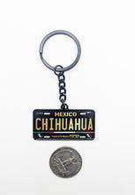 Load image into Gallery viewer, Chihuahua Metal Keychain Souvenir Keyring Mexican CHIH Pride Mexico State llavero

