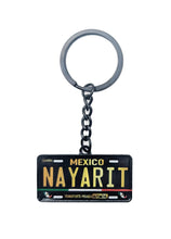 Load image into Gallery viewer, Nayarit Metal Keychain Souvenir Keyring Mexican NAY Pride Mexico State llavero
