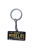Load image into Gallery viewer, Morelos Metal Keychain Souvenir Keyring Mexican MOR Pride Mexico State llavero

