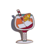 Load image into Gallery viewer, Margarita Pin For Caps And Clothing Enamel Badge Brooches backpack Embellishments Tequila Cocktail drink pin
