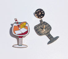 Load image into Gallery viewer, Margarita Pin For Caps And Clothing Enamel Badge Brooches backpack Embellishments Tequila Cocktail drink pin

