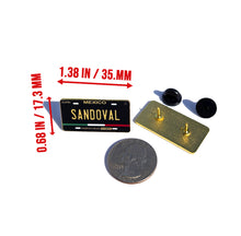 Load image into Gallery viewer, Sandoval Pin For Caps And Clothing Enamel Badge Mexican Flag Pin Sandoval Mexico Pin
