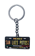 Load image into Gallery viewer, San Luis Potosi Metal Keychain Souvenir Keyring Mexican SLP Pride Mexico State llavero
