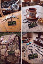 Load image into Gallery viewer, San Luis Potosi Metal Keychain Souvenir Keyring Mexican SLP Pride Mexico State llavero
