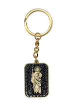 Load image into Gallery viewer, St Jude Metal Keychain Souvenir Keyring Christian Catholic San judas llavero #1

