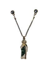 Load image into Gallery viewer, St Jude Pin Chain for Caps Clothing Enamel Badge San Judas Pin For Caps And Clothing Enamel Badge Religious
