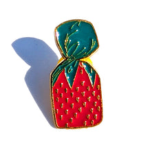 Load image into Gallery viewer, Strawberry Candy Pin For Caps And Clothing Enamel Badge Brooches backpack Embellishments Dulce de Fresa Pin
