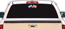 Load image into Gallery viewer, Honduras &amp; USA Unity Flags Decal Car Window Vinyl Sticker Catracho USA Trucking
