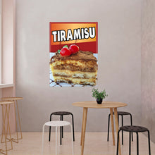 Load image into Gallery viewer, Tiramisu Sticker Window Sticker Mexican Truck Concession Vinyl Restaurant Wall Poster Sticker Dessert

