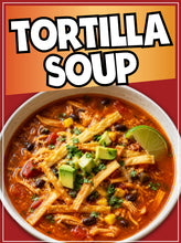 Load image into Gallery viewer, Tortilla Soup Sticker Window Decal Truck Concession Vinyl Restaurant Wall poster Sticker Food Decal Soup Signs
