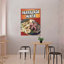 Load image into Gallery viewer, Parrillada Mixta Decal Window Sticker Mexican Food Truck Concession Vinyl Restaurant Comida Parrillada Mixta
