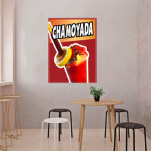 Load image into Gallery viewer, Chamoyada Sign Decal Window Sticker Truck Concession Vinyl Restaurant Chamoyada Sign
