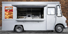 Load image into Gallery viewer, Waffles Decal Window Sticker Food Truck Concession Vinyl Restaurant Sign Waffles Wall Sticker
